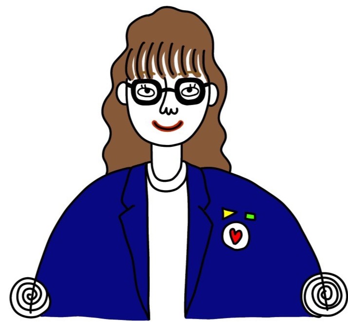 女子大生講師のイラスト